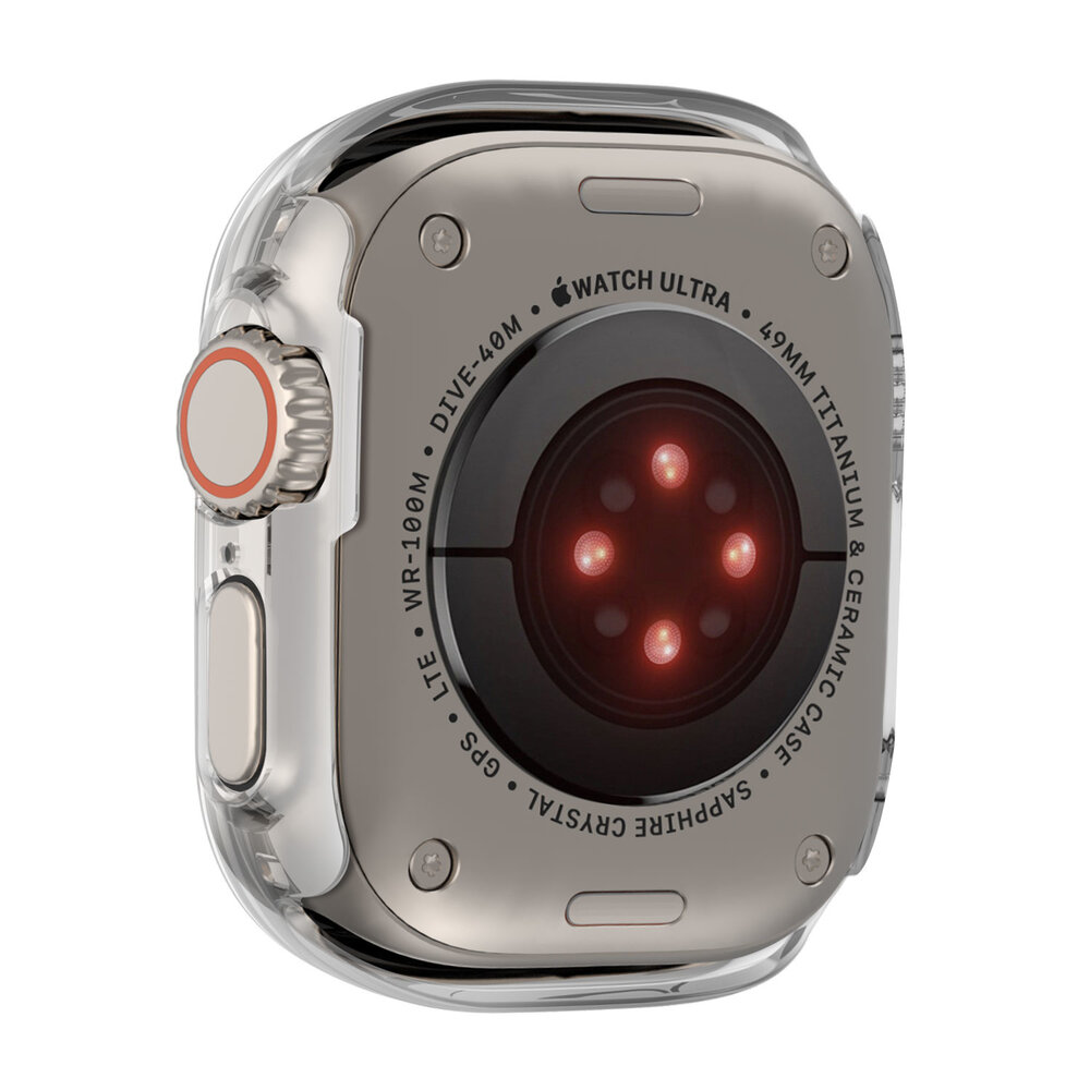 Strap-it Strap-it Coque rigide avec verre Apple Watch Ultra 49mm (vert foncé)