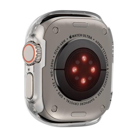 Strap-it Strap-it Coque rigide avec verre Apple Watch Ultra 49mm (vert foncé)