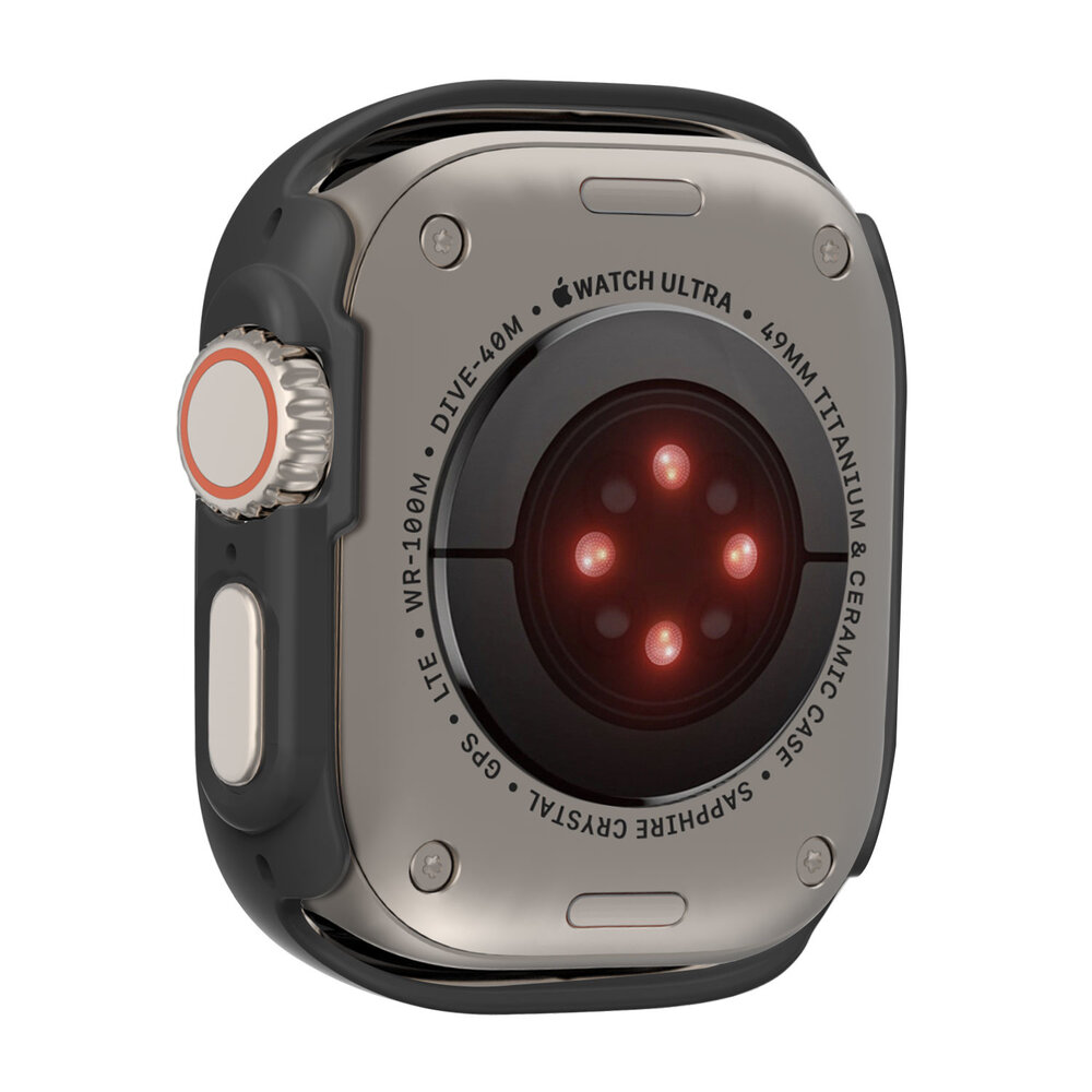 Strap-it Strap-it Coque rigide avec verre Apple Watch Ultra 49mm (bleu foncé)