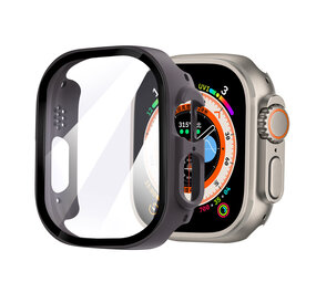 Strap-it Coque rigide avec verre Apple Watch Ultra 49mm (gris foncé)