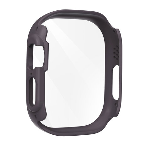 Strap-it Strap-it Coque rigide avec verre Apple Watch Ultra 49mm (gris foncé)