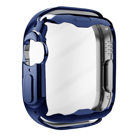 Strap-it Strap-it Coque TPU Apple Watch Ultra 49mm (bleu foncé)