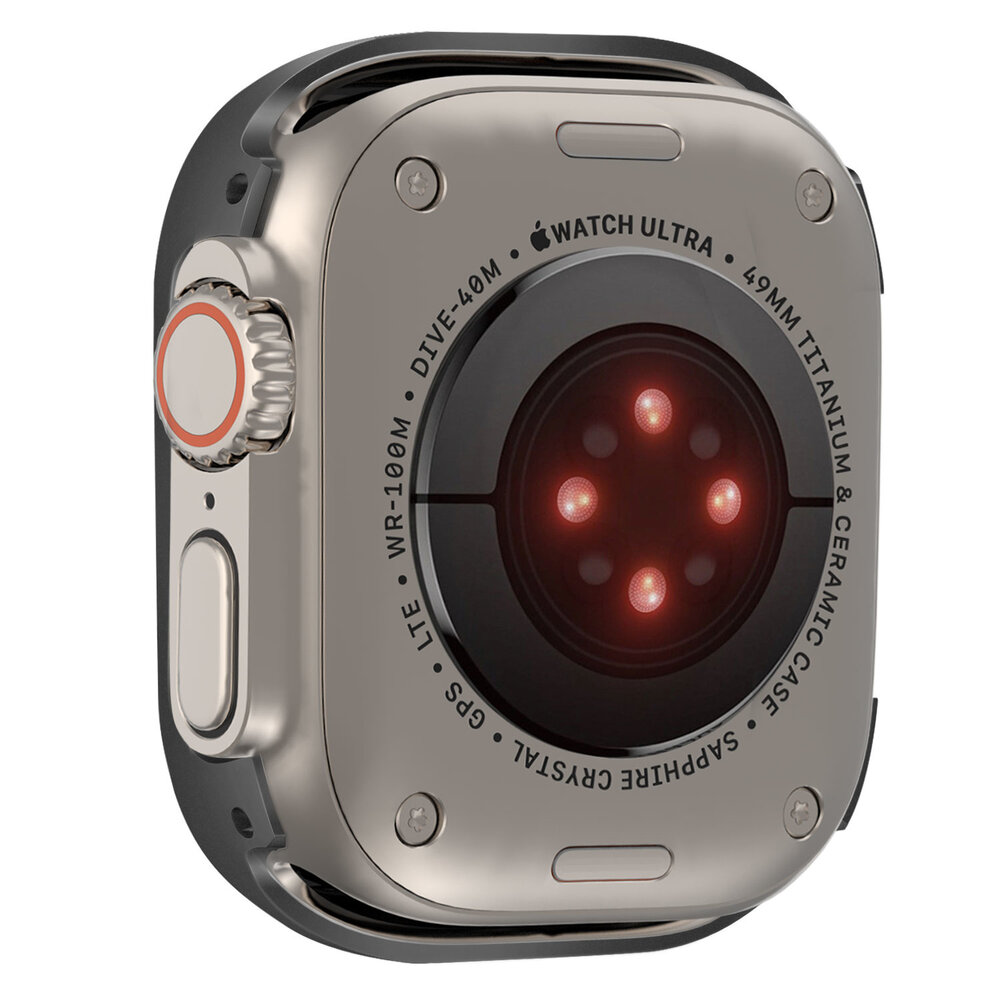 Strap-it Strap-it Coque métal Apple Watch Ultra 49mm (noir)