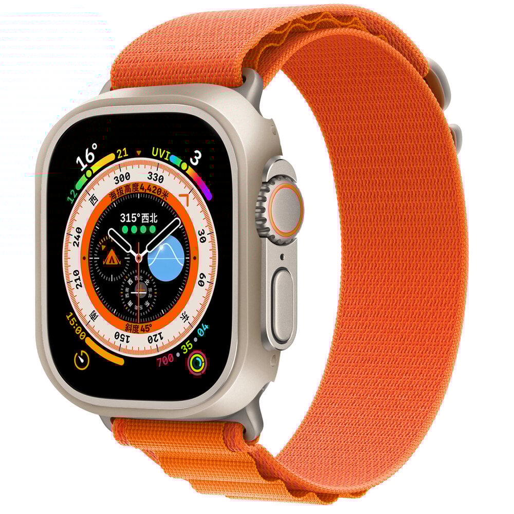 Strap-it Strap-it Coque métal Apple Watch Ultra 49mm (lumière stellaire)