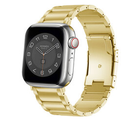 Strap-it Bracelet titane Apple Watch (or)