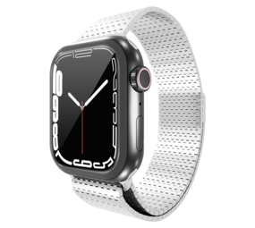 Strap-it Bracelet maille d'acier Apple Watch (argent)