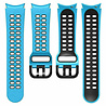 Strap-it Strap-it Bracelet carrée sport Samsung Galaxy Watch 4 Classic 42mm (bleu clair/noir) Strap-it Strap-it Bracelet carrée sport Samsung Galaxy Watch 4 Classic 42mm (bleu clair/noir)