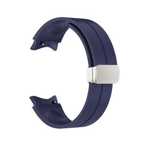 Strap-it Strap-it Bracelet à fermoir magnétique Samsung Galaxy Watch 4 Classic 42mm (bleu foncé)