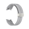 Strap-it Strap-it Bracelet à fermoir magnétique Samsung Galaxy Watch 4 Classic 46mm (gris) Strap-it Strap-it Bracelet à fermoir magnétique Samsung Galaxy Watch 4 Classic 46mm (gris)