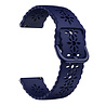 Strap-it Strap-it Bracelet silicone à motifs Samsung Galaxy Watch 4 44mm (bleu foncé) Strap-it Strap-it Bracelet silicone à motifs Samsung Galaxy Watch 4 44mm (bleu foncé)