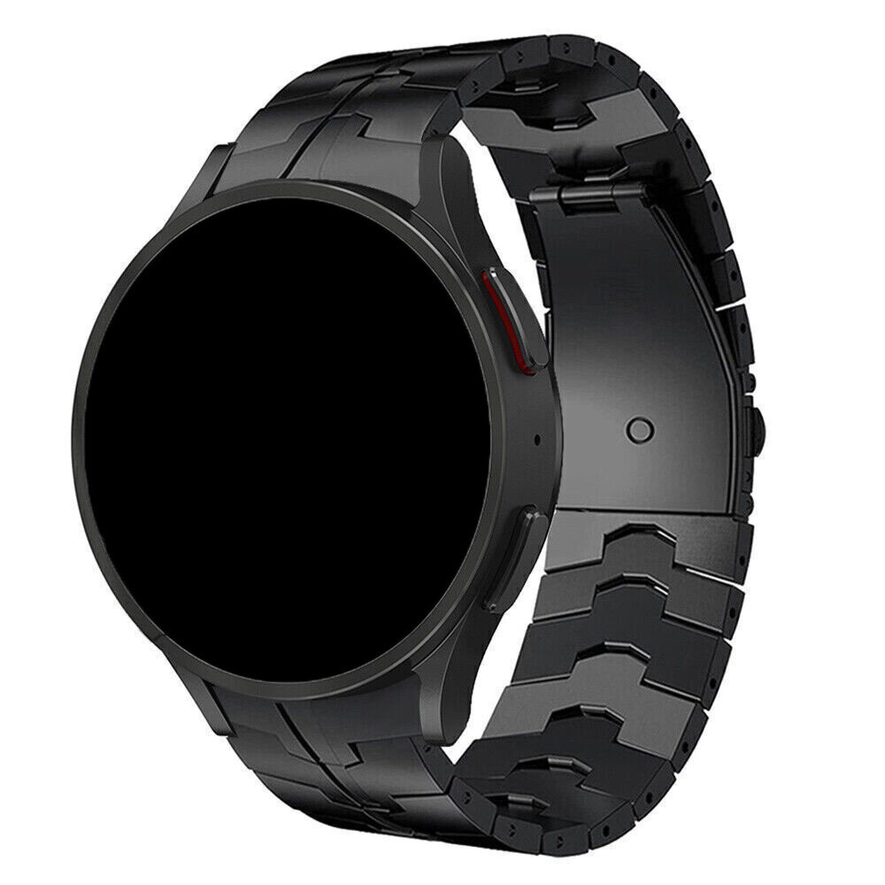 Strap-it Strap-it Bracelet acier solidité Samsung Galaxy Watch 4 Classic 42mm (noir) Strap-it Strap-it Bracelet acier solidité Samsung Galaxy Watch 4 Classic 42mm (noir)