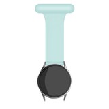 Strap-it Bracelet pour infirmière Samsung Galaxy Watch 4 40mm (bleu vert)