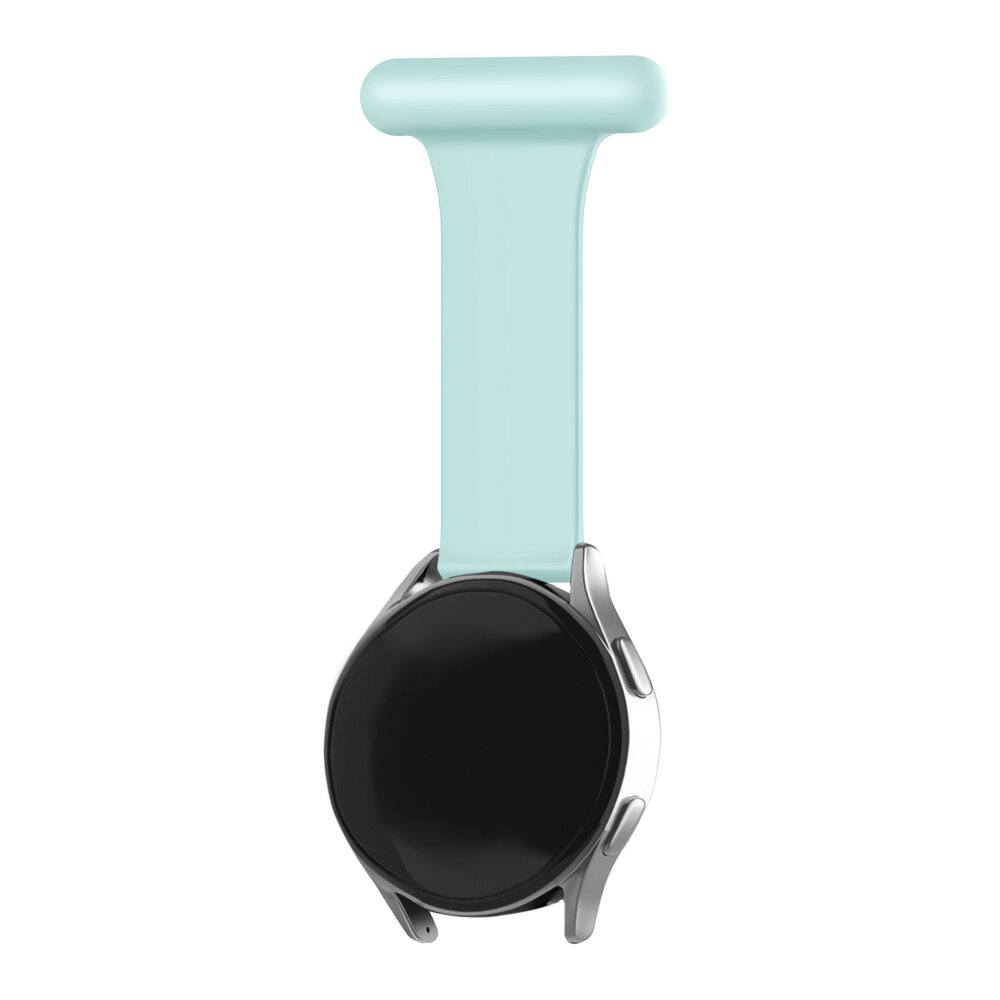 Strap-it Strap-it Bracelet pour infirmière Samsung Galaxy Watch 4 44mm (bleu vert)