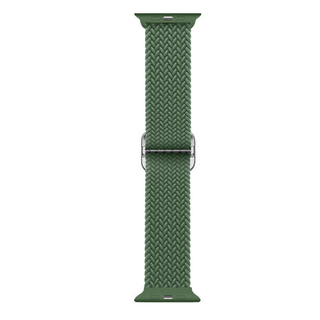 Strap-it Strap-it Bracelet nylon tressé Apple Watch (vert)