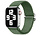 Strap-it Bracelet nylon tressé Apple Watch (vert)