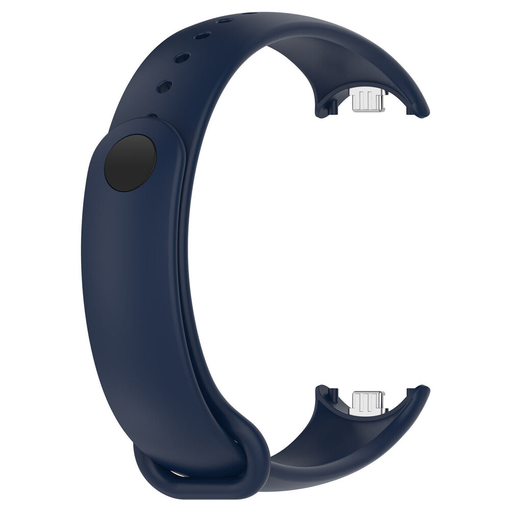Strap-it Strap-it Bracelet silicone Xiaomi Smart Band 8 (bleu foncé)