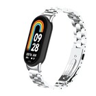 Strap-it Strap-it Bracelet acier Xiaomi Smart Band 8 (argent)