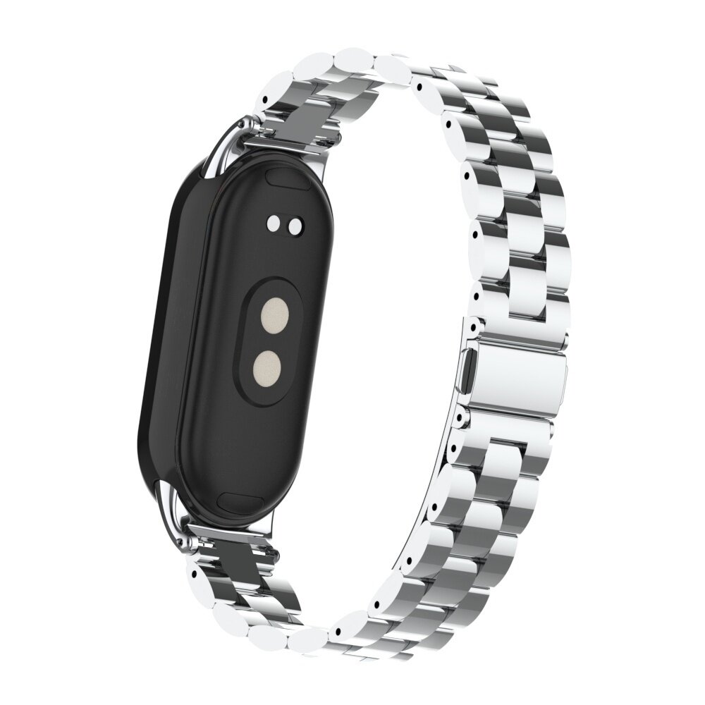 Strap-it Strap-it Bracelet acier Xiaomi Smart Band 8 (argent) Strap-it Strap-it Bracelet acier Xiaomi Smart Band 8 (argent)