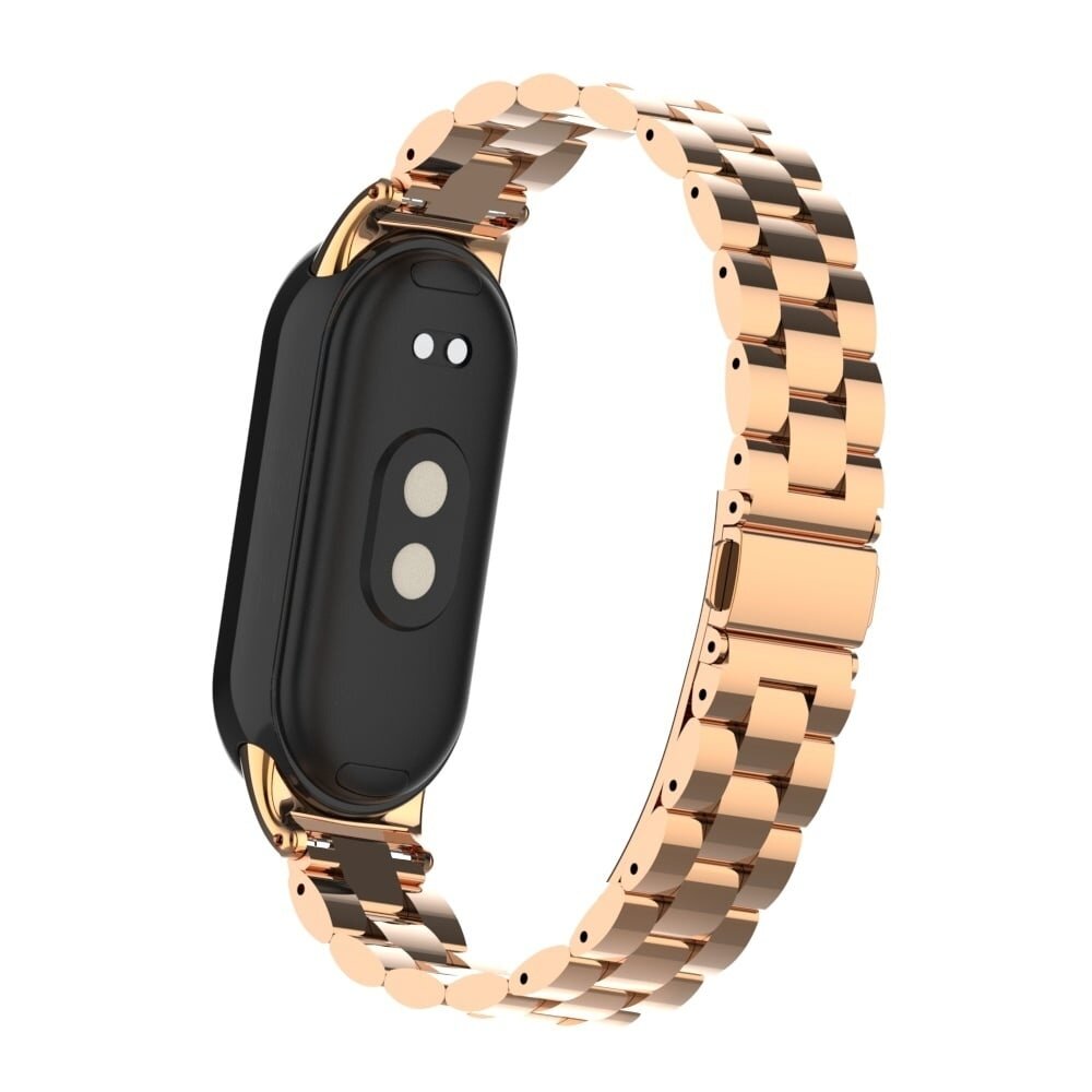 Strap-it Strap-it Bracelet acier Xiaomi Smart Band 8 (or rose) Strap-it Strap-it Bracelet acier Xiaomi Smart Band 8 (or rose)