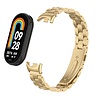 Strap-it Strap-it Bracelet acier Xiaomi Smart Band 8 (or rétro) Strap-it Strap-it Bracelet acier Xiaomi Smart Band 8 (or rétro)