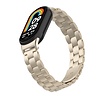 Strap-it Strap-it Bracelet acier Xiaomi Smart Band 8 (lumière stellaire) Strap-it Strap-it Bracelet acier Xiaomi Smart Band 8 (lumière stellaire)