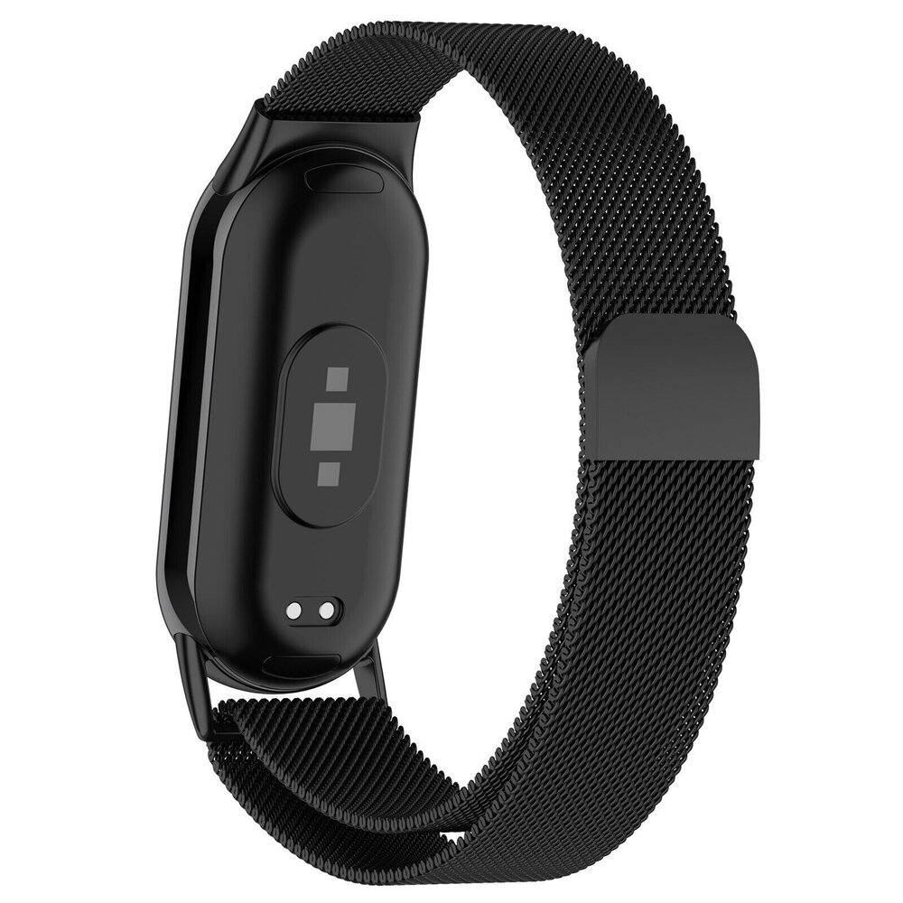 Strap-it Strap-it Bracelet milanese Xiaomi Smart Band 8 (noir)