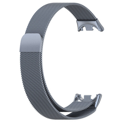 Strap-it Strap-it Bracelet milanese Xiaomi Smart Band 8 (gris espace) Strap-it Strap-it Bracelet milanese Xiaomi Smart Band 8 (gris espace)