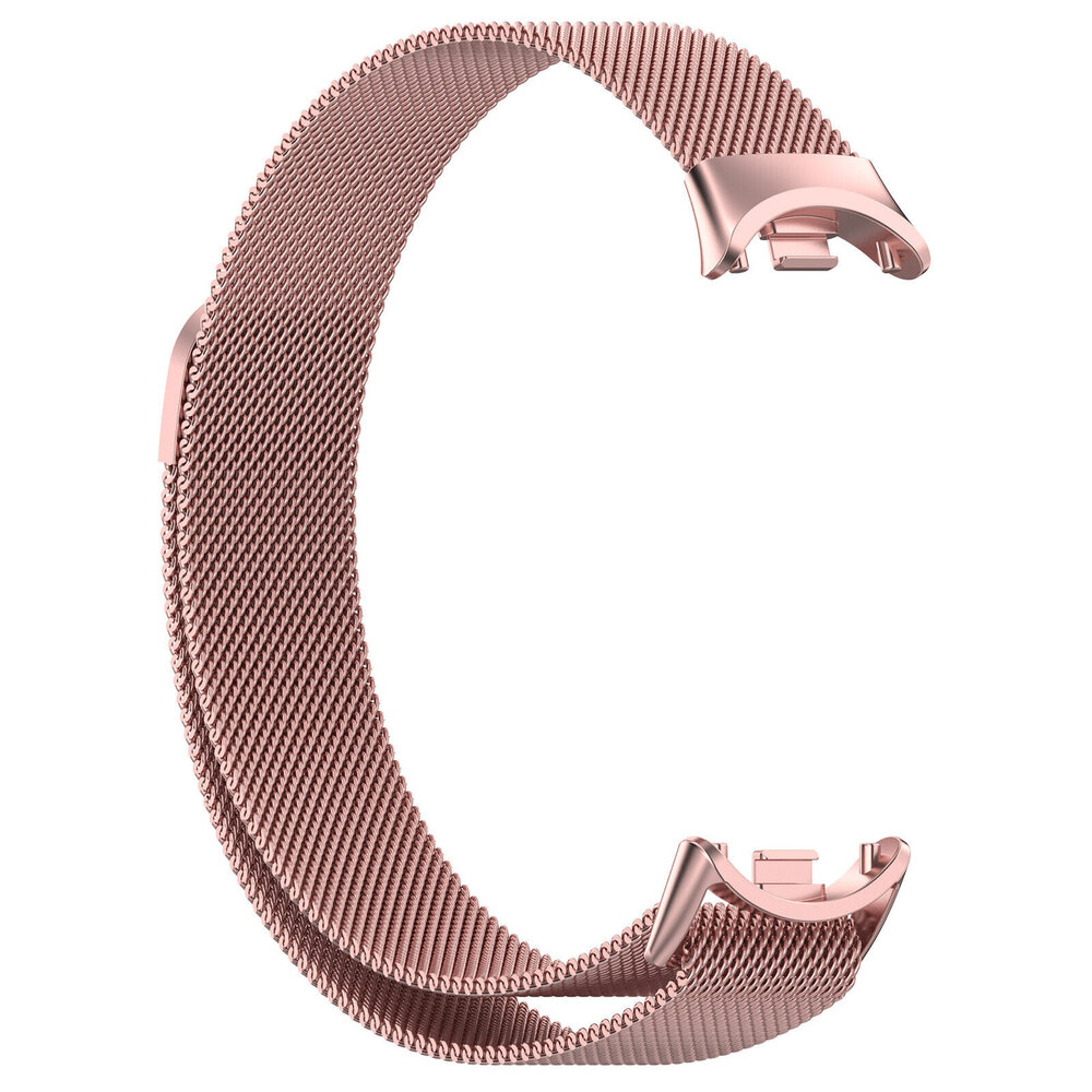 Bracelet acier Xiaomi Smart Band 8 (nacré) 