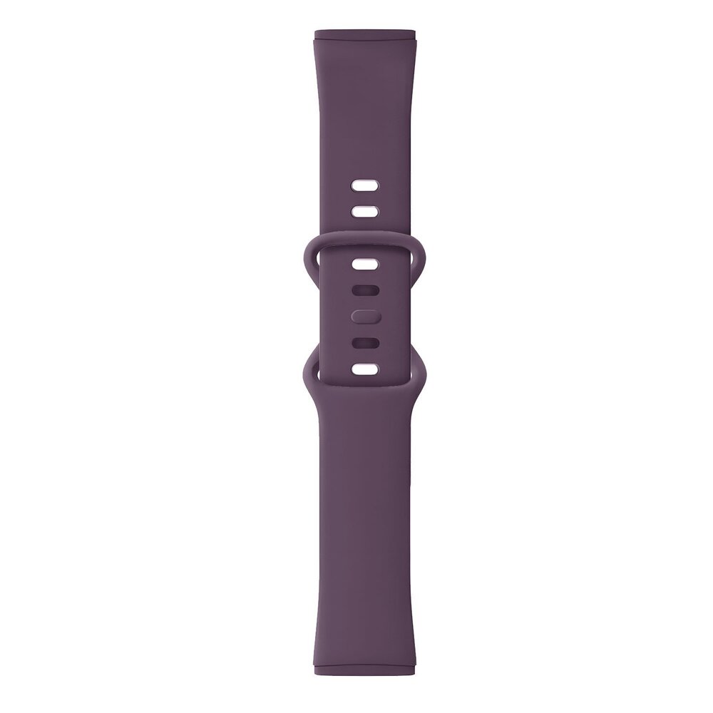 Strap-it Strap-it Bracelet silicone classique Fitbit Versa 4 (violet foncé)