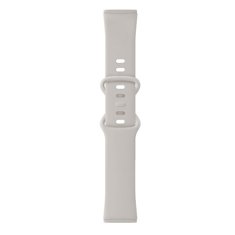 Strap-it Strap-it Bracelet silicone classique Fitbit Sense (blanc cassé)