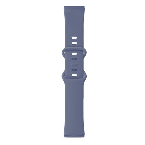 Strap-it Strap-it Bracelet silicone classique Fitbit Sense (gris-bleu)