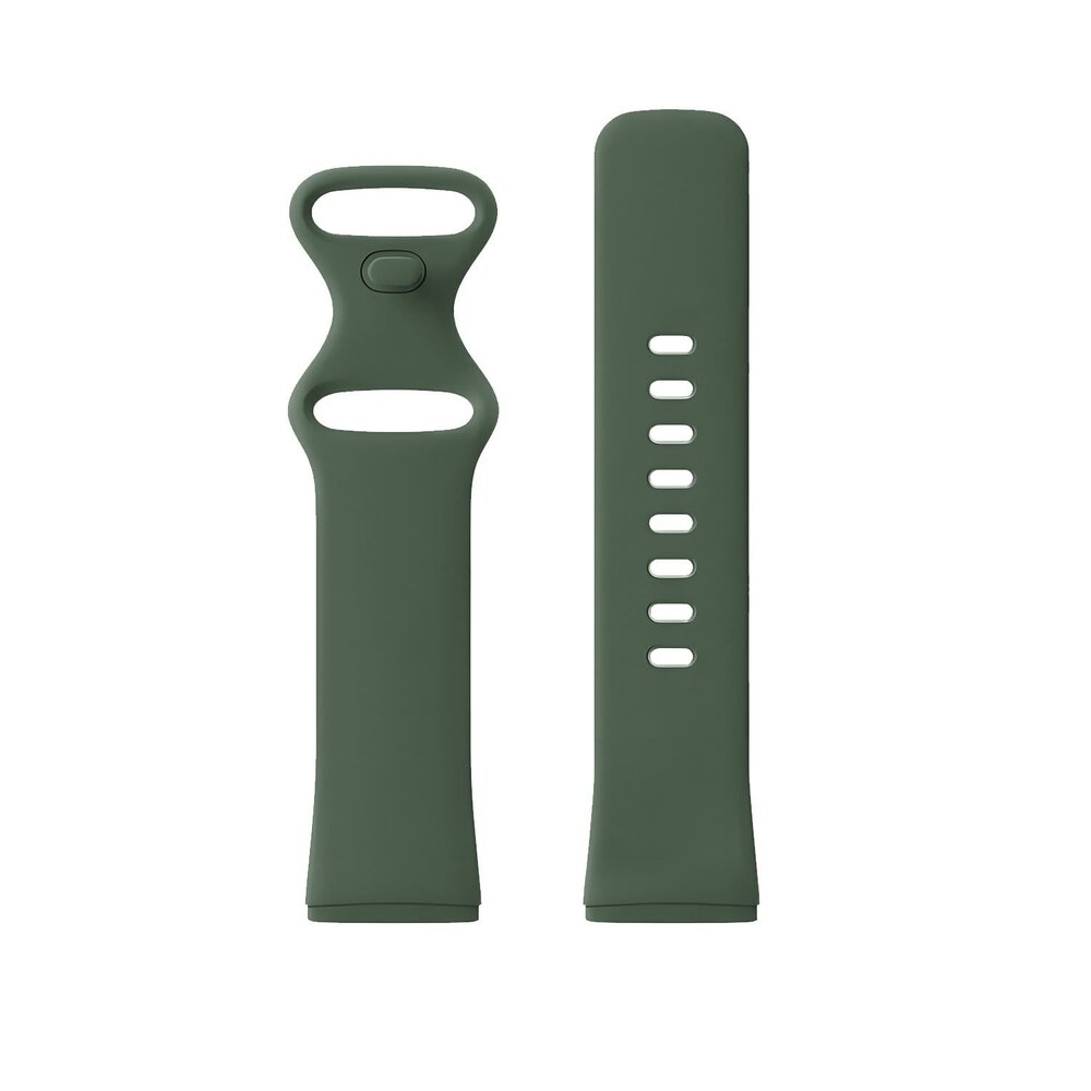 Strap-it Strap-it Bracelet silicone classique Fitbit Sense (vert foncé)