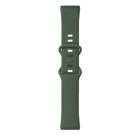 Strap-it Strap-it Bracelet silicone classique Fitbit Sense (vert foncé)