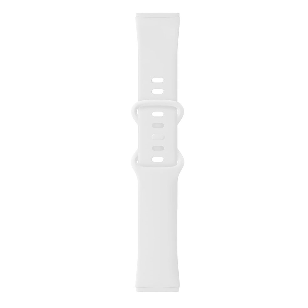 Strap-it Strap-it Bracelet silicone classique Fitbit Sense (blanc)