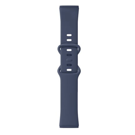 Strap-it Strap-it Bracelet silicone classique Fitbit Sense (bleu foncé)