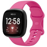 Strap-it Bracelet silicone classique Fitbit Sense 2 (rose pétant)