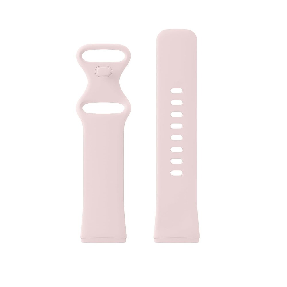 Strap-it Strap-it Bracelet silicone classique Fitbit Sense 2 (rose clair)