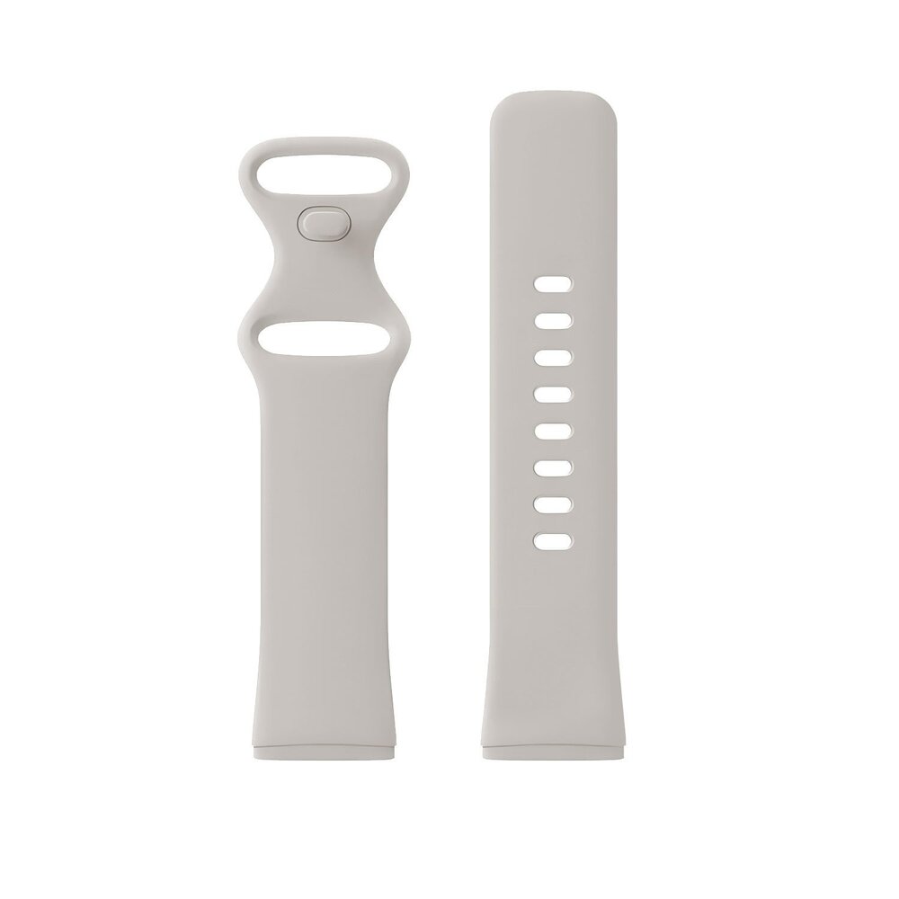 Strap-it Strap-it Bracelet silicone classique Fitbit Versa 3 (blanc cassé)