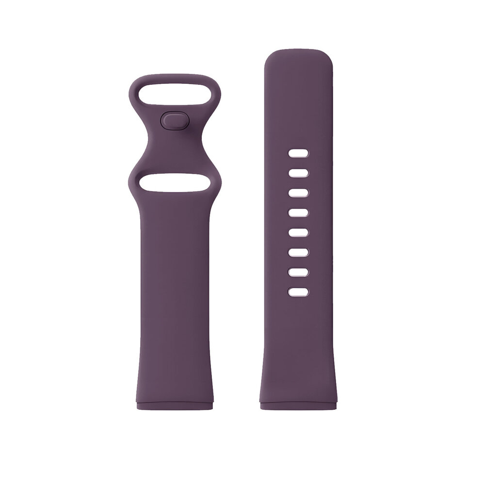Strap-it Strap-it Bracelet silicone classique Fitbit Versa 3 (violet foncé)