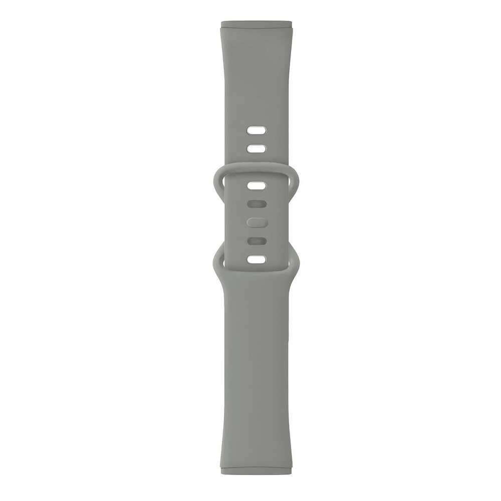 Strap-it Strap-it Bracelet silicone classique Fitbit Versa 3 (gris)