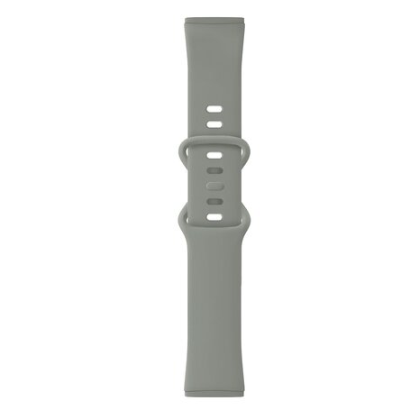 Strap-it Strap-it Bracelet silicone classique Fitbit Versa 3 (gris)