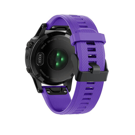 Strap-it Strap-it Bracelet silicone Garmin Fenix ​​​​5 / 6 (violet)