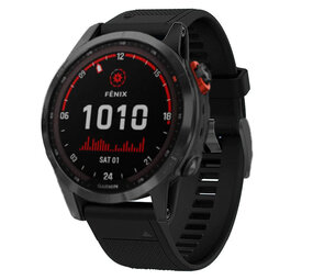 Strap-it Bracelet silicone Garmin Fenix 7 (noir)