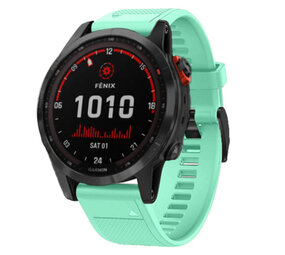 Strap-it Bracelet silicone Garmin Fenix 7 (aqua)