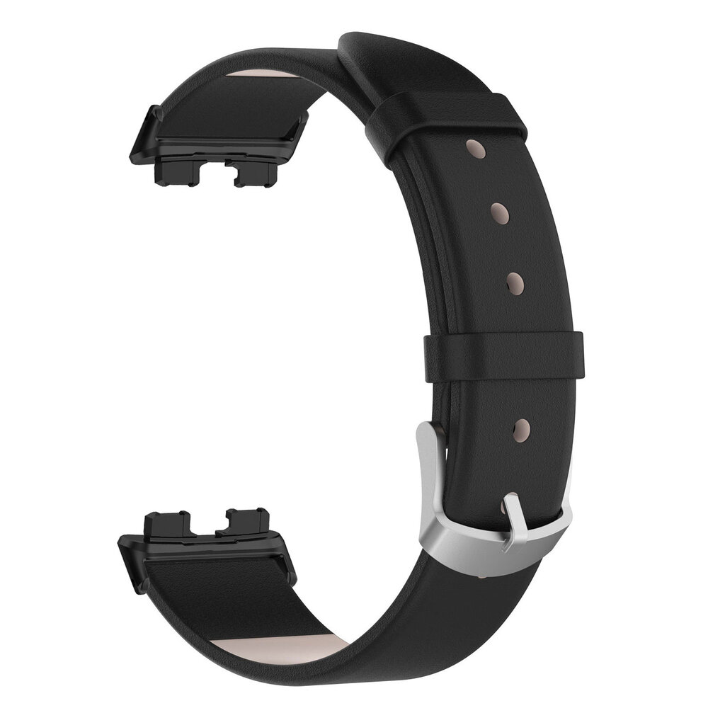Strap-it Strap-it Bracelet cuir Huawei Band 8 (noir)