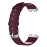 Strap-it Strap-it Bracelet cuir Huawei Band 8 (vin rouge) Strap-it Strap-it Bracelet cuir Huawei Band 8 (vin rouge)