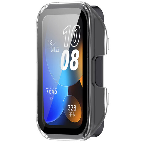 Strap-it Strap-it Coque rigide avec verre Huawei Band 8 (transparent) Strap-it Strap-it Coque rigide avec verre Huawei Band 8 (transparent)