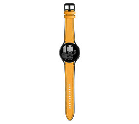 Strap-it Bracelet hybride cuir Samsung Galaxy Watch 6 - 40mm (jaune)