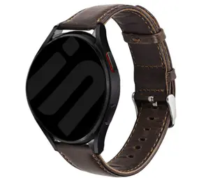 Strap-it Bracelet cuir Samsung Galaxy Watch 6 - 40mm (marron foncé)