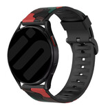Strap-it Bracelet camouflage Samsung Galaxy Watch 6 - 40mm (rouge)